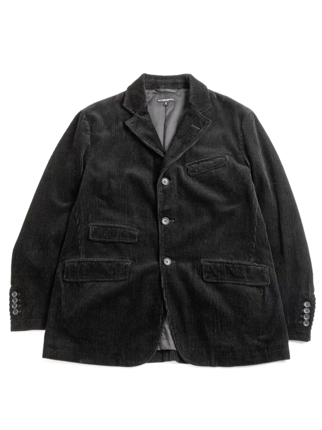 Engineered Garments ANDOVER JACKET BLACK COTTON 8W CORDUROY Outlet