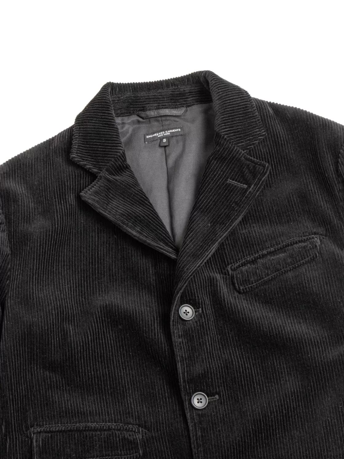 Engineered Garments ANDOVER JACKET BLACK COTTON 8W CORDUROY Outlet