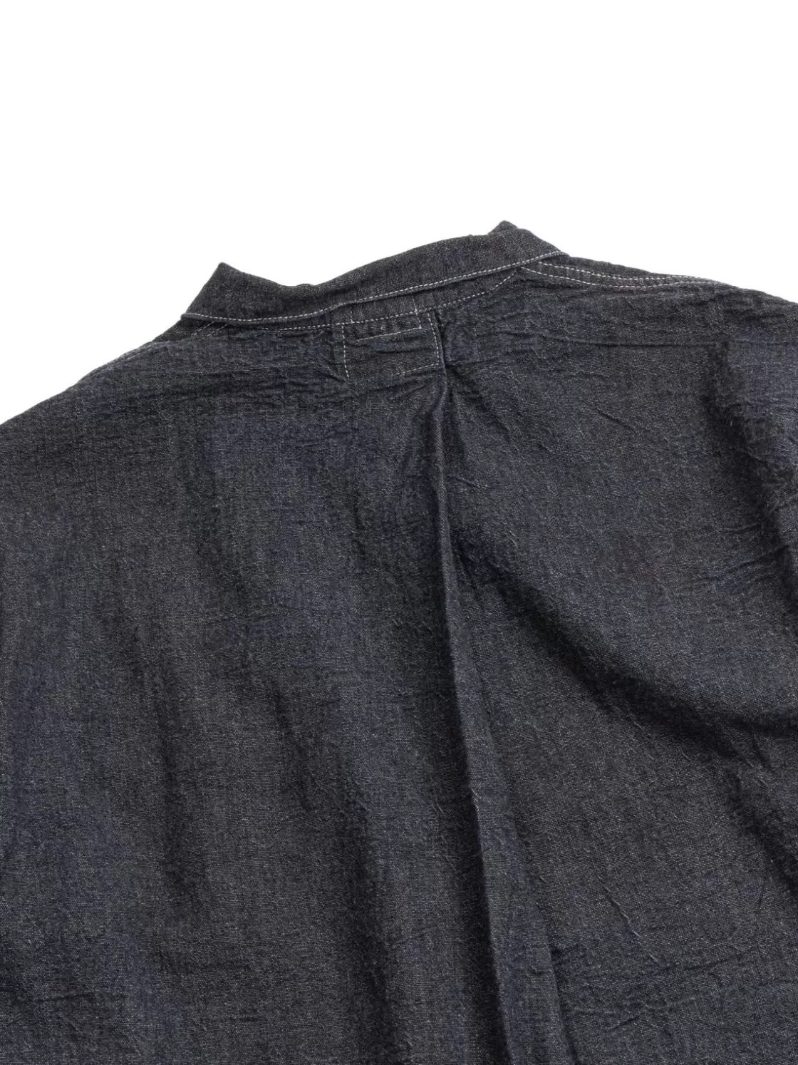 Tender Co ARGYLE CHEST POCKET SHIRT INDIGO CHAMBRAY COTTON TOTE CLOTH RINSED Best Sale