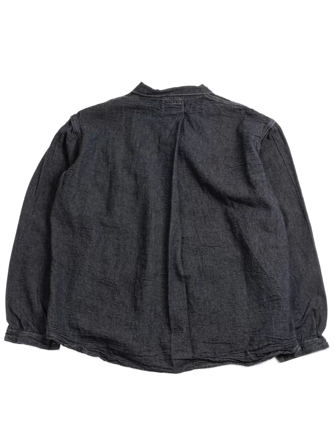 Tender Co ARGYLE CHEST POCKET SHIRT INDIGO CHAMBRAY COTTON TOTE CLOTH RINSED Best Sale