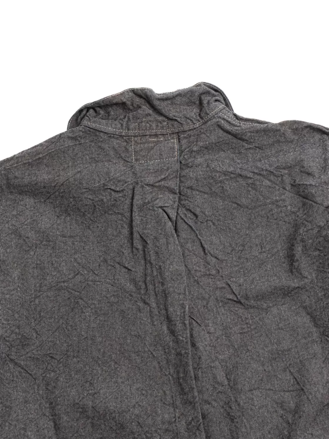 Tender Co ARGYLE HAND POCKET SHIRT NDIGO COTTON COVERT SADDENED WATTLE DYED Best