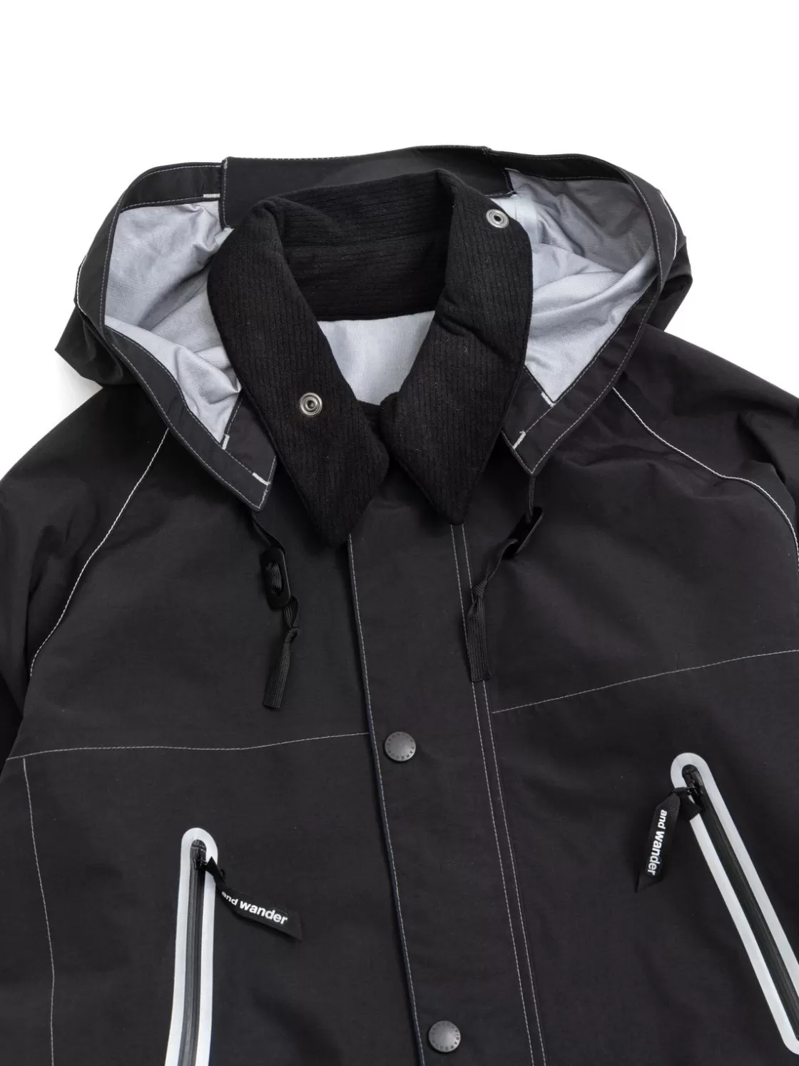 BARBOUR HERITAGE + BARBOUR X AND WANDER 3L JACKET BLACK Sale