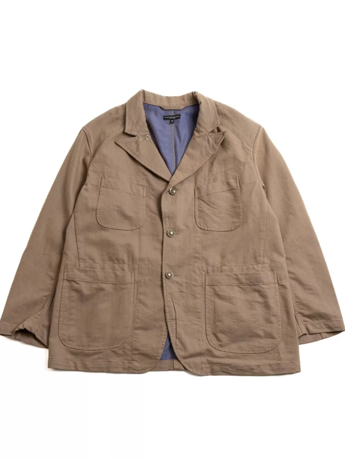 Engineered Garments BEDFORD JACKET KHAKI/BLUE PC IRIDESCENT HEAVY TWILL Online