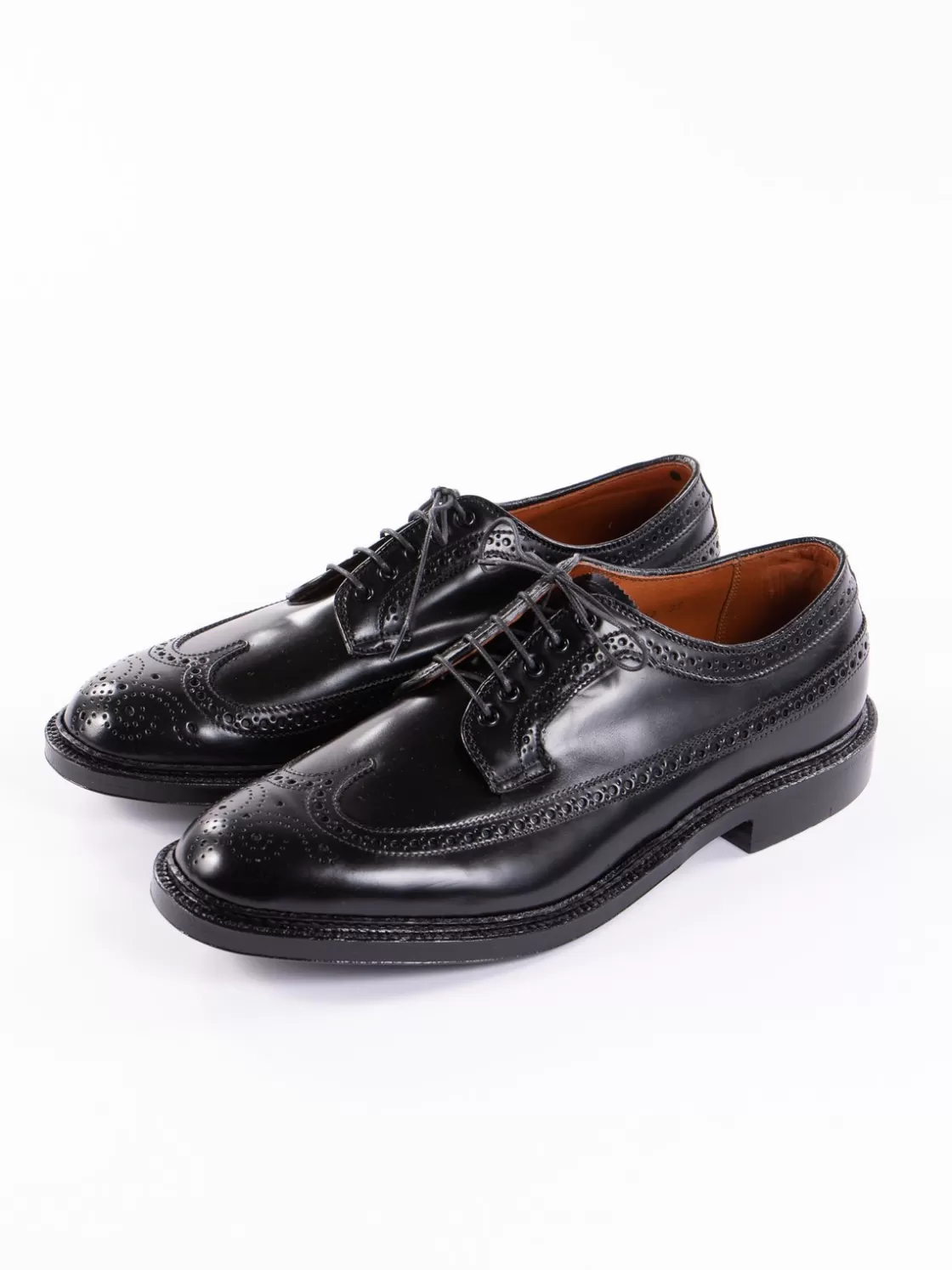 Alden for The Bureau Black Cordovan Long Wing Blucher Best