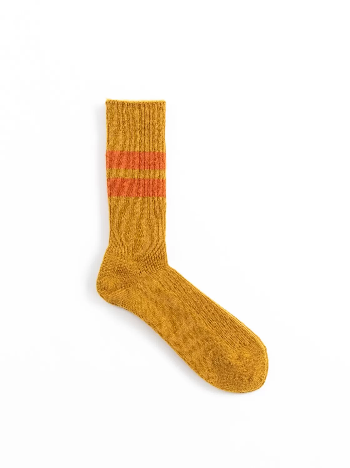 RoToTo BRUSH MOHAIR CREW SOCKS D.YELLOW Cheap