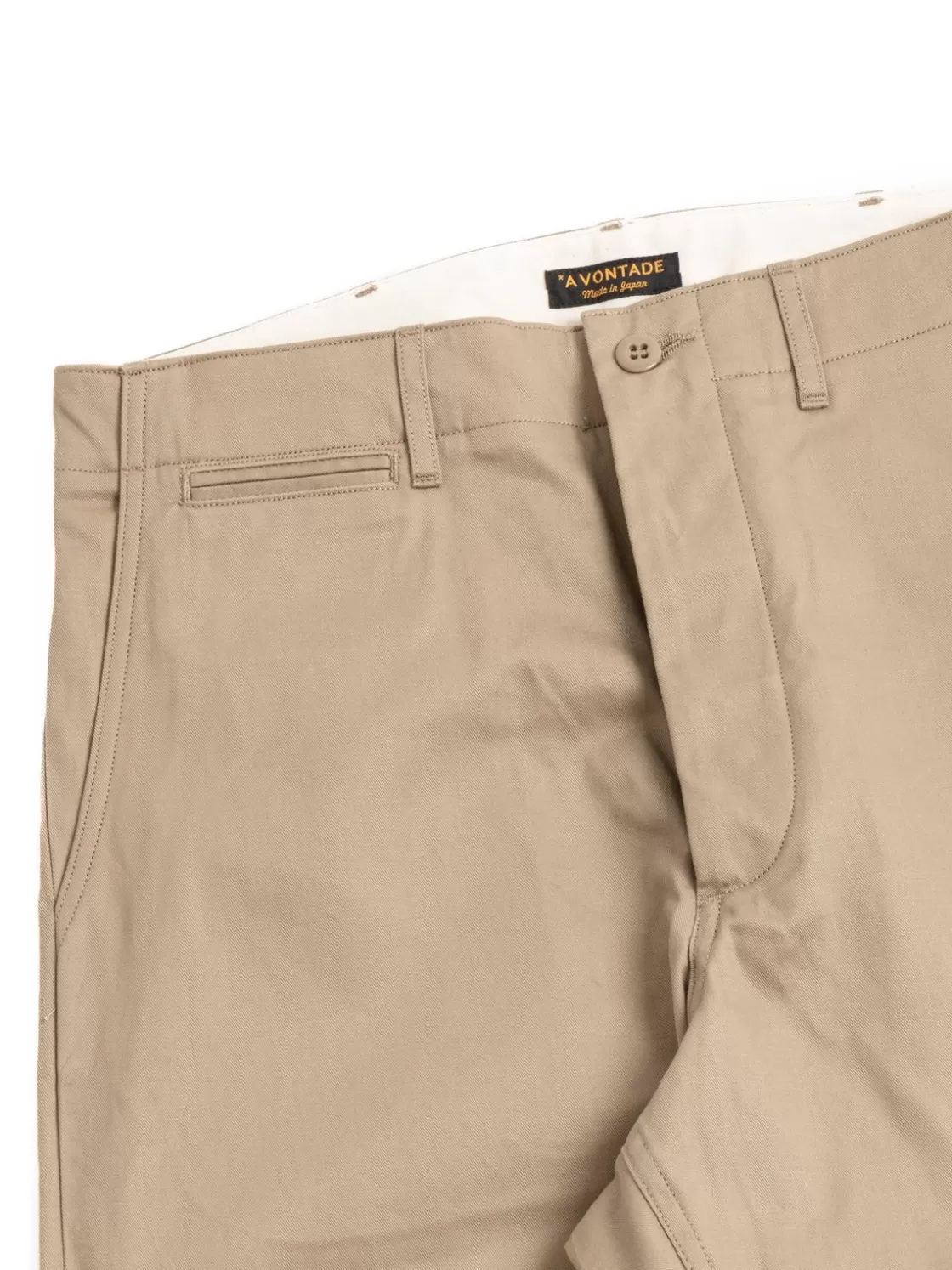 *A Vontade ClASSIC CHINO TROUSER KHAKI Cheap