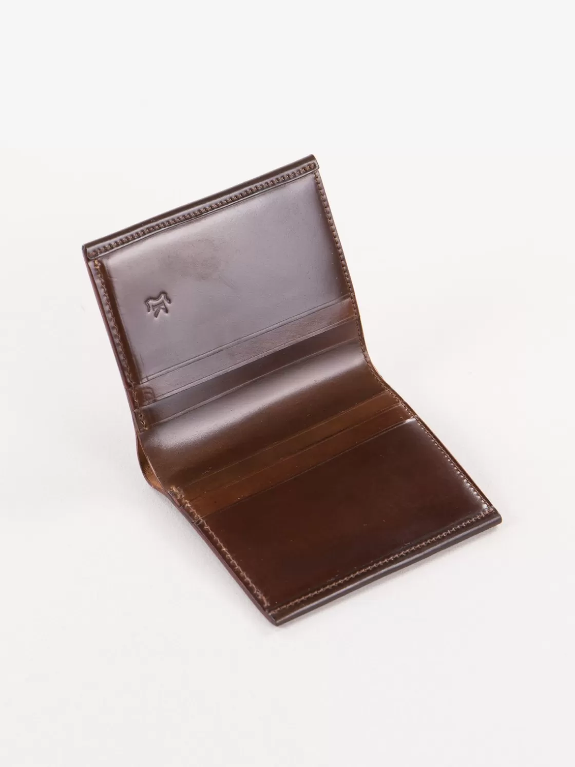 KREIS Cognac Horween Cordovan 3–3 Wallet Outlet