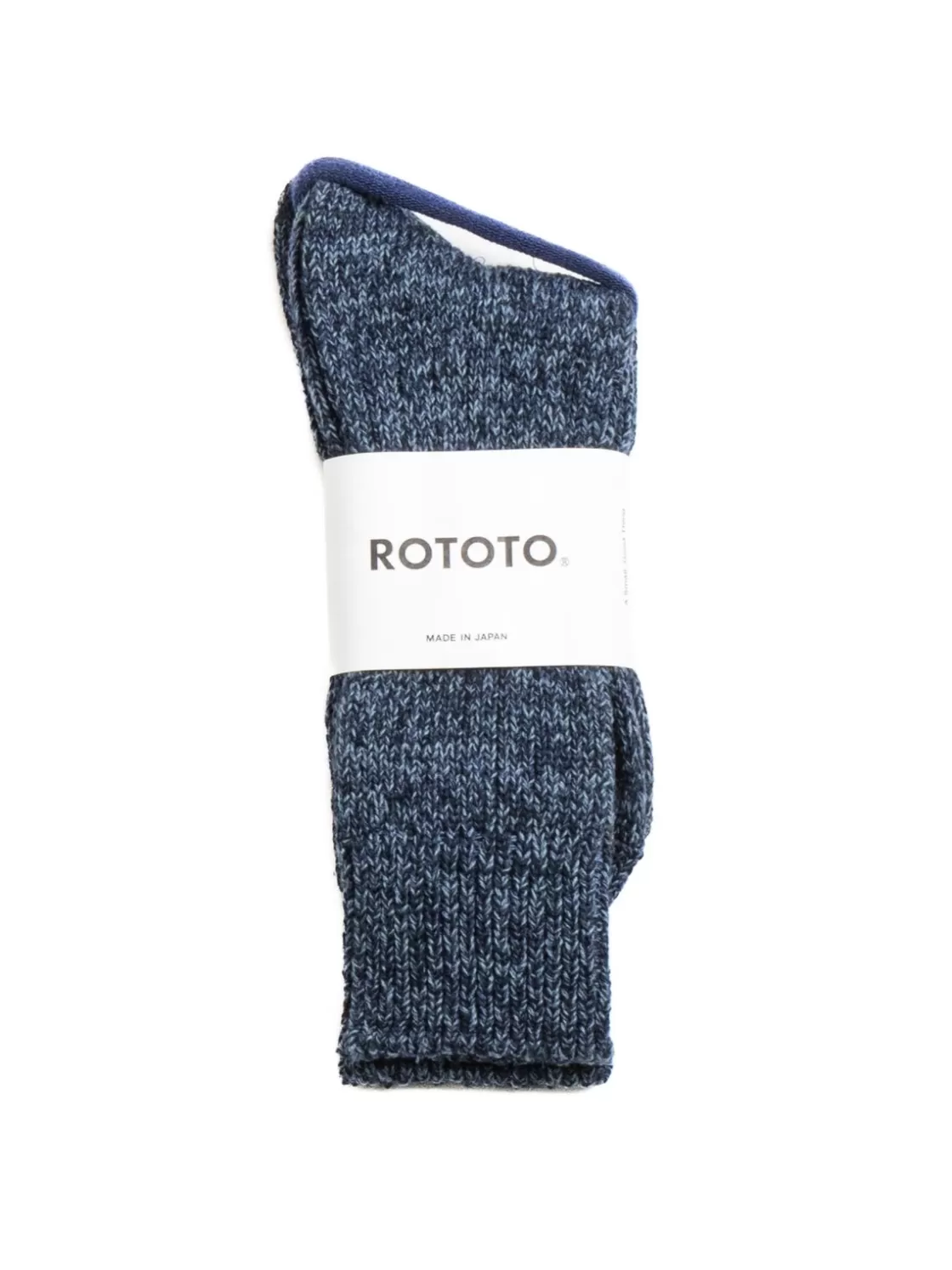 RoToTo DENIM TONE CREW SOCKS BLUE DENIM Best