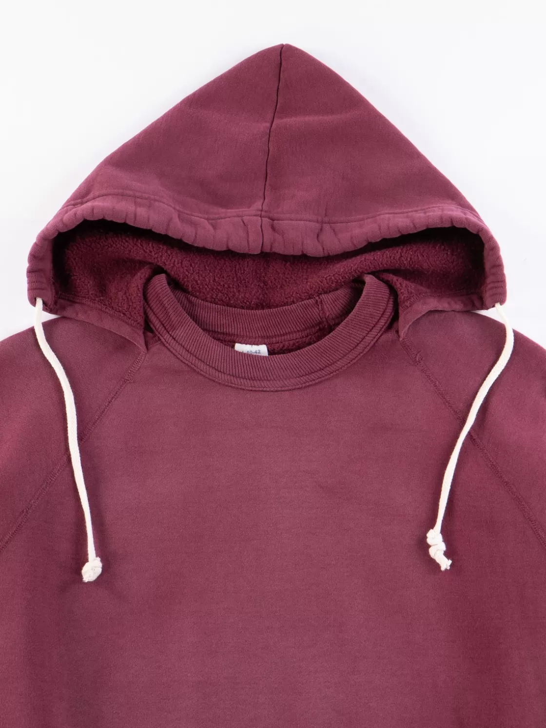 Warehouse & Co Faded Bordeaux 475 Hooded Sweatshirt Shop