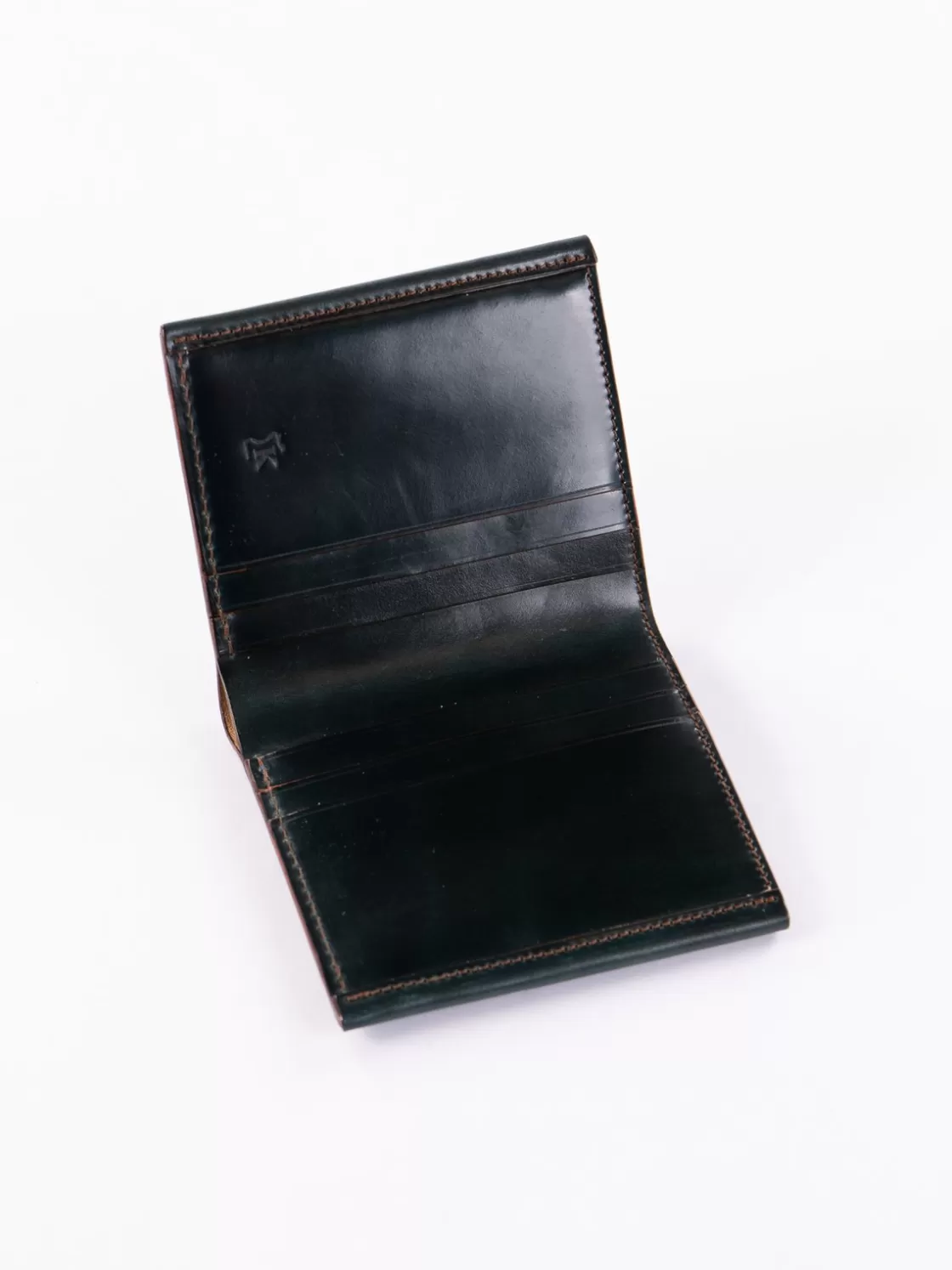 KREIS Green Horween Cordovan 3–3 Wallet Clearance