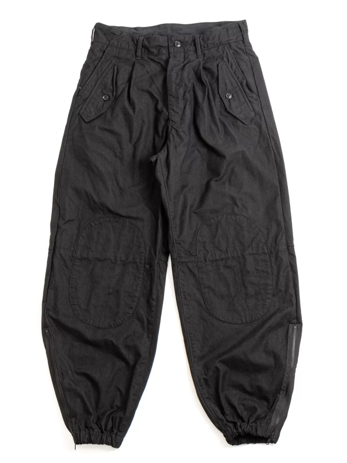 Engineered Garments IAC PANT BLACK COTTON BRUSHED HB Best