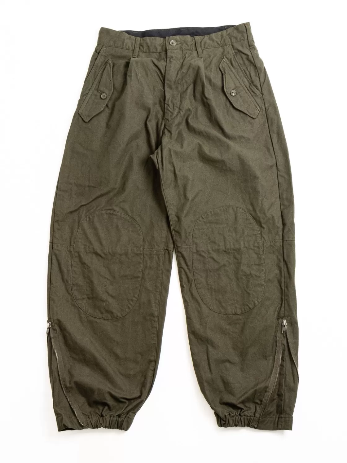 Engineered Garments IAC PANT OLIVE COTTON BRUSHED HB Hot