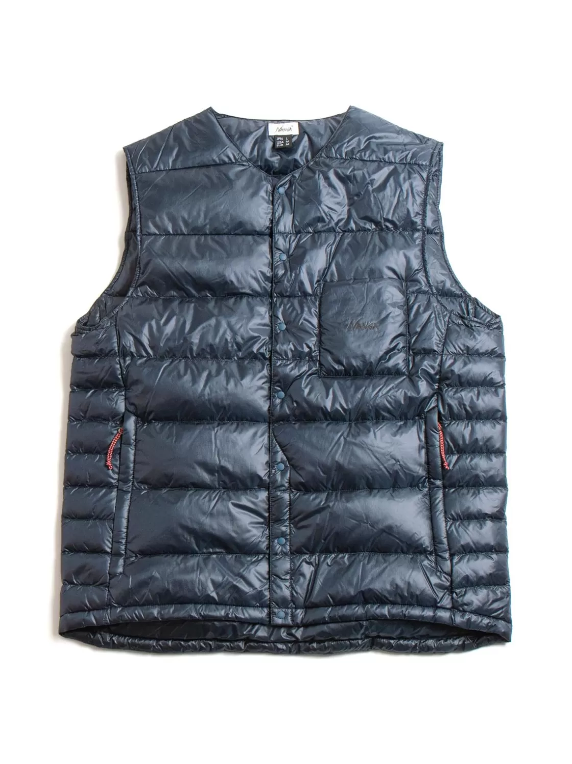 NANGA INNER DOWN VEST NAVY New