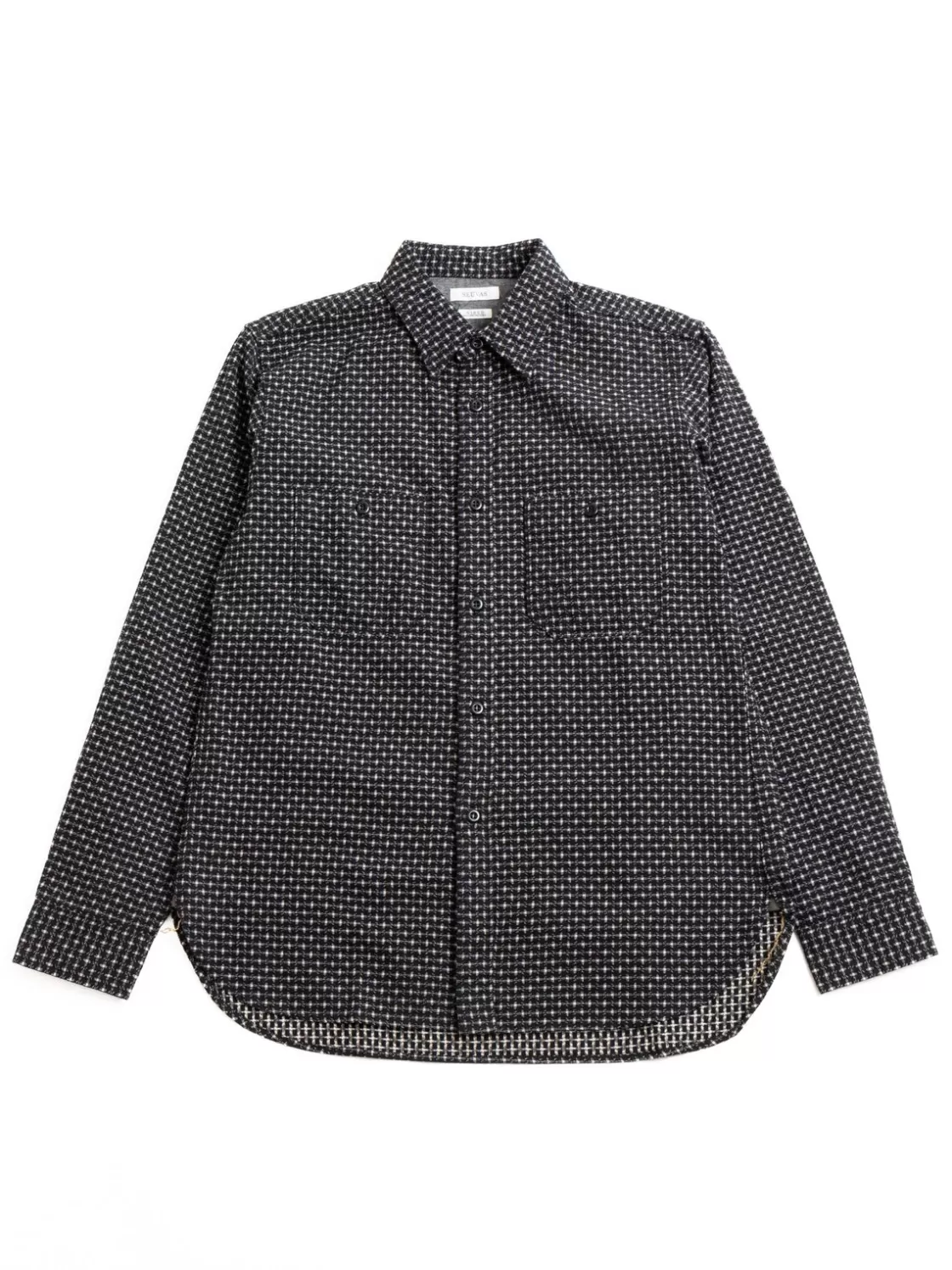 SEUVAS KURUME CROSS WORK SHIRT BLACK Sale