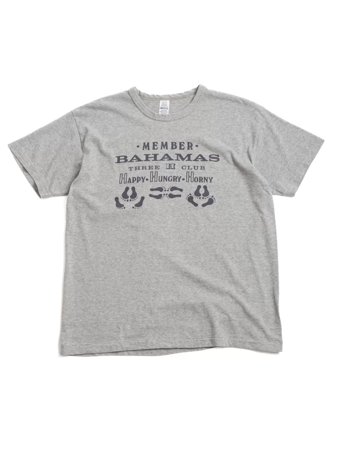 Warehouse & Co LOT 4064 BAHAMAS T–SHIRT GREY Discount