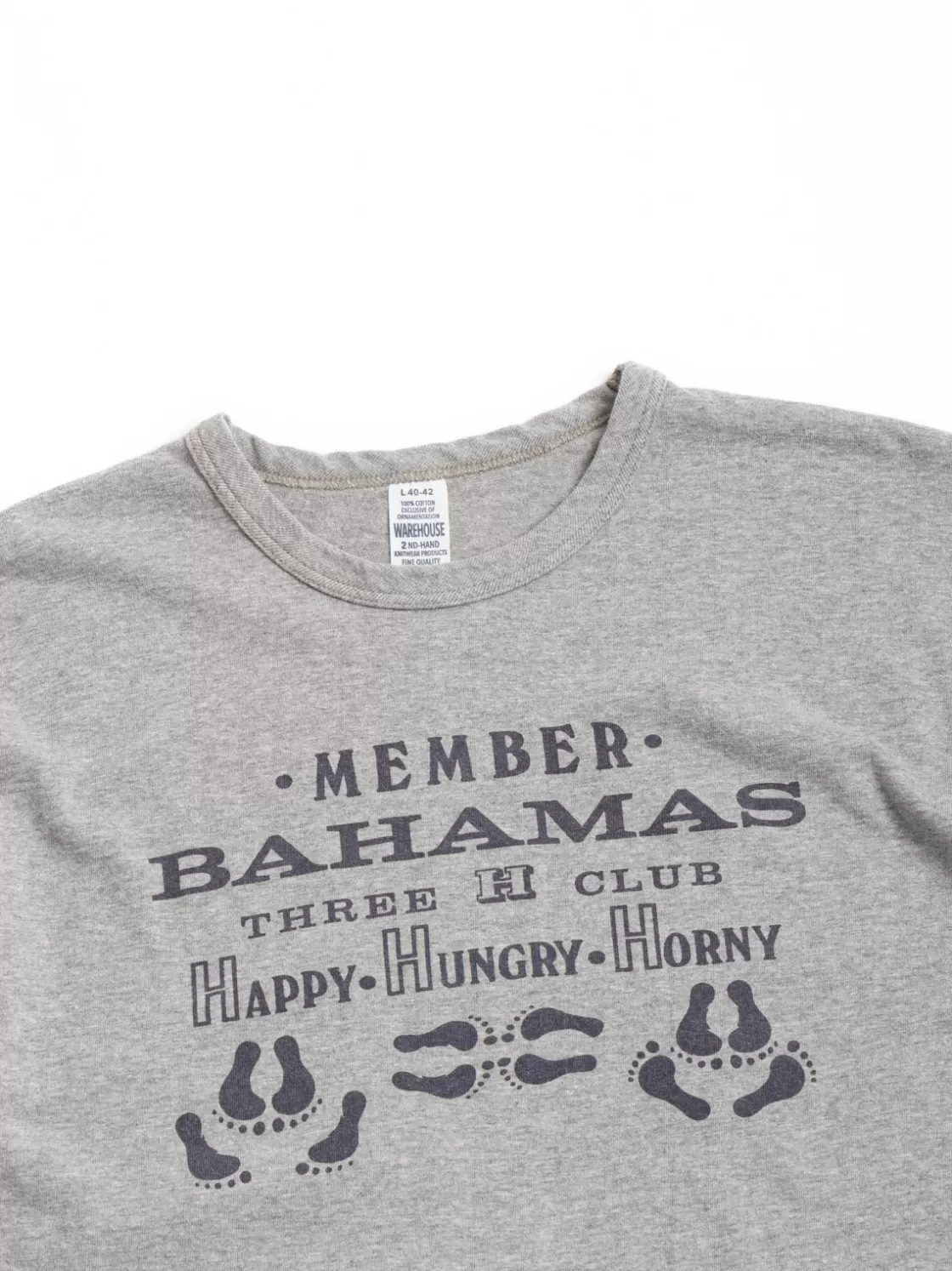 Warehouse & Co LOT 4064 BAHAMAS T–SHIRT GREY Discount