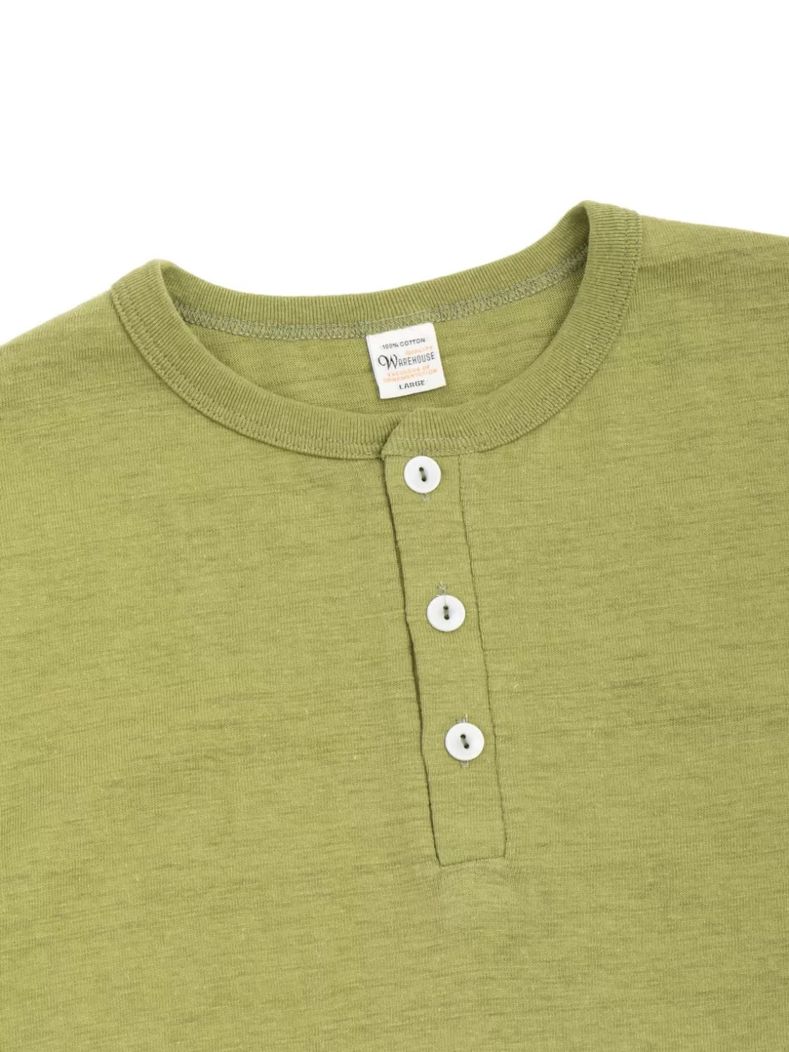 Warehouse & Co LOT 4601 HENLEY NECK T GRASS GREEN Discount