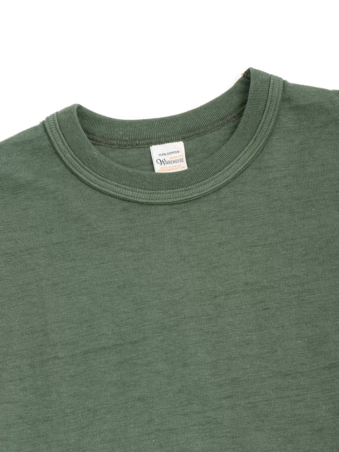 Warehouse & Co LOT 4601 NO PRINT T SHIRT GREEN Best Sale