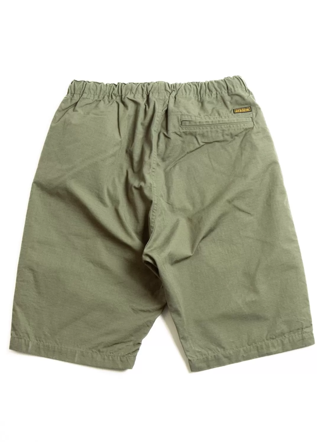 orSlow (LOT 03–7022) NEW YORKER SHORTS RIPSTOP COTTON ARMY GREEN New