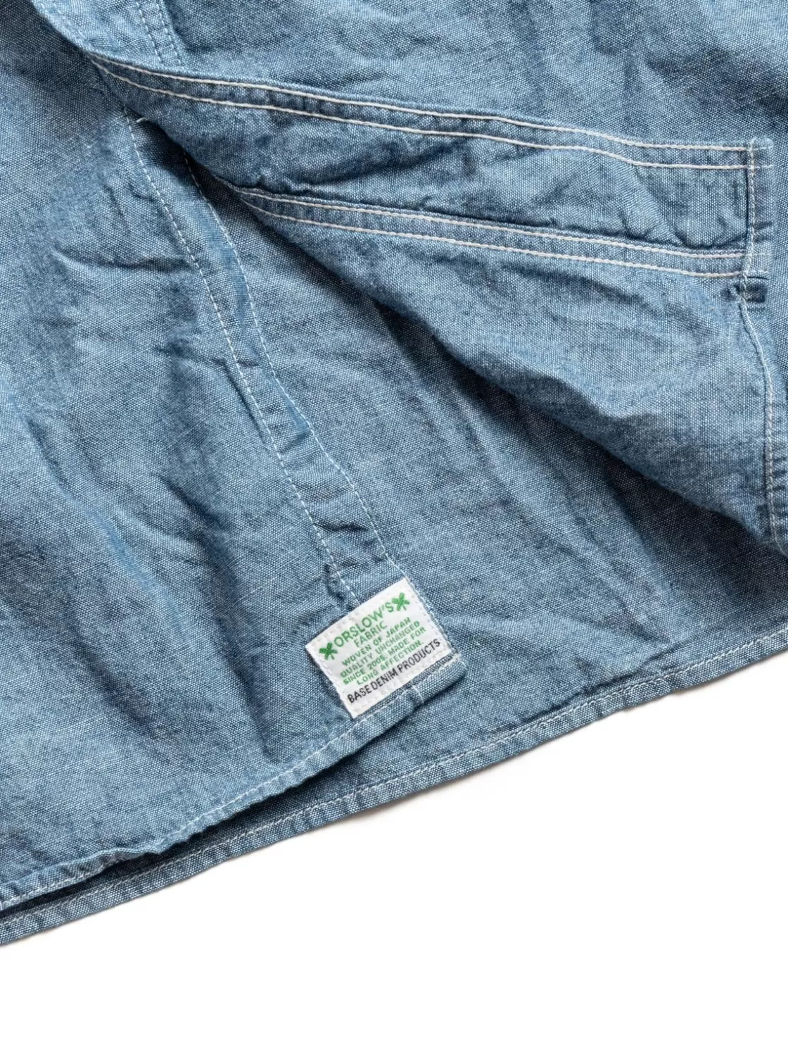 orSlow (LOT–V8070) CHAMBRAY VINTAGE WORK SHIRT Best Sale