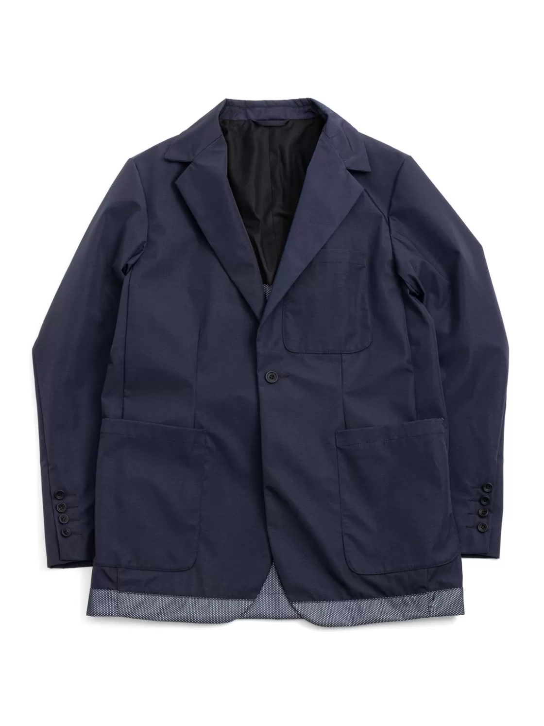 The Bureau Belfast LOU PANEL JACKET NAVY Fashion