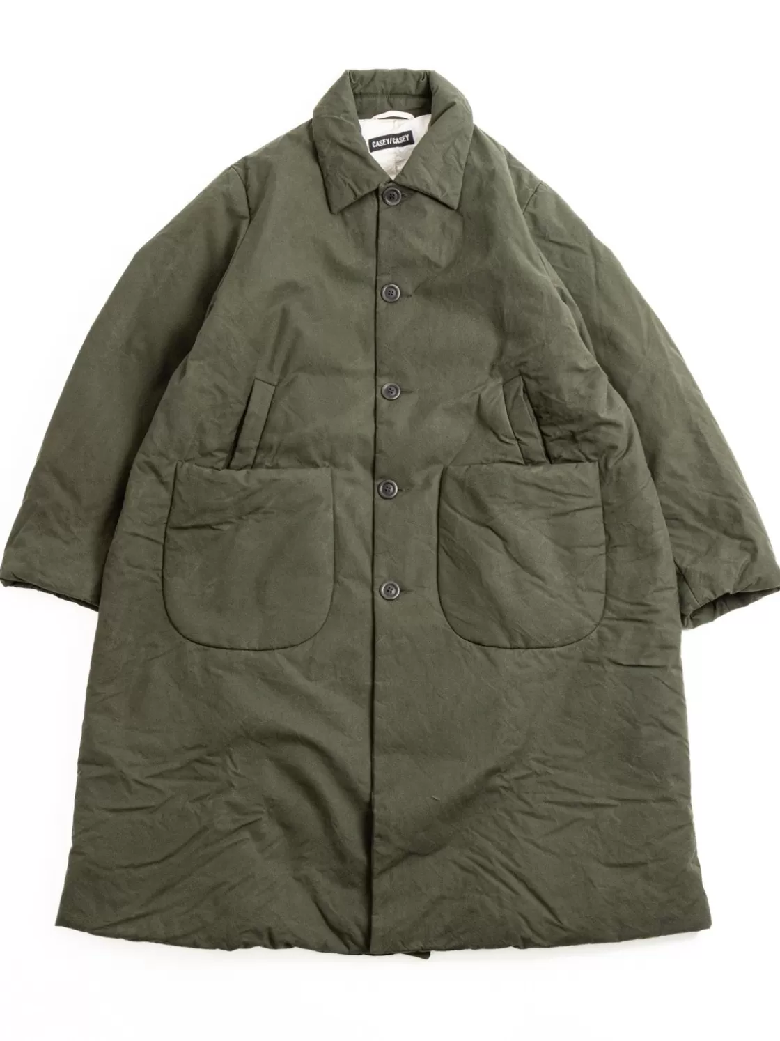 CASEY CASEY LUMI COAT H WAX KHAKI Store