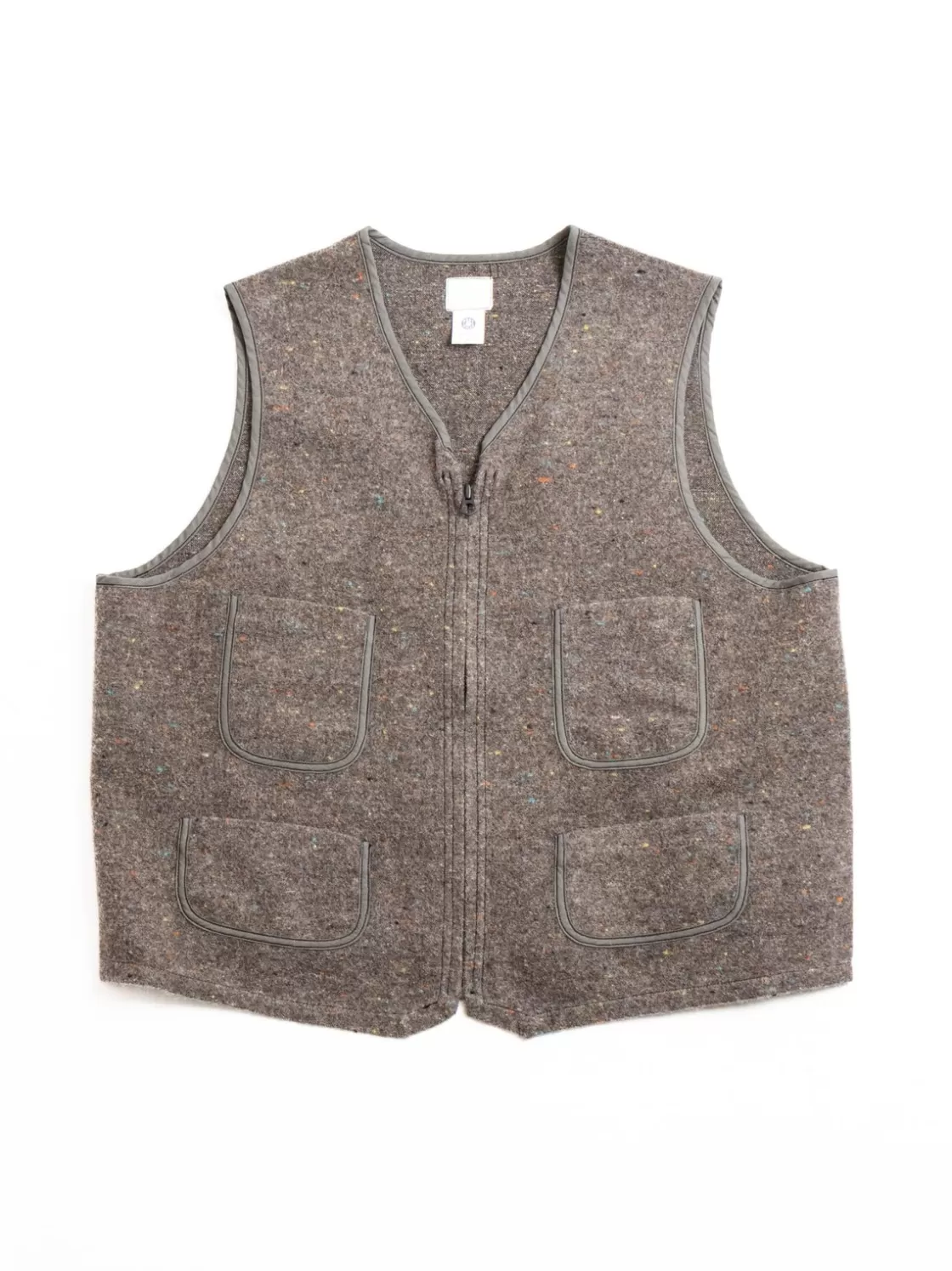 Post O’alls (1502–TWB) FLEECE VEST TRASHED WOOL BASE Fashion