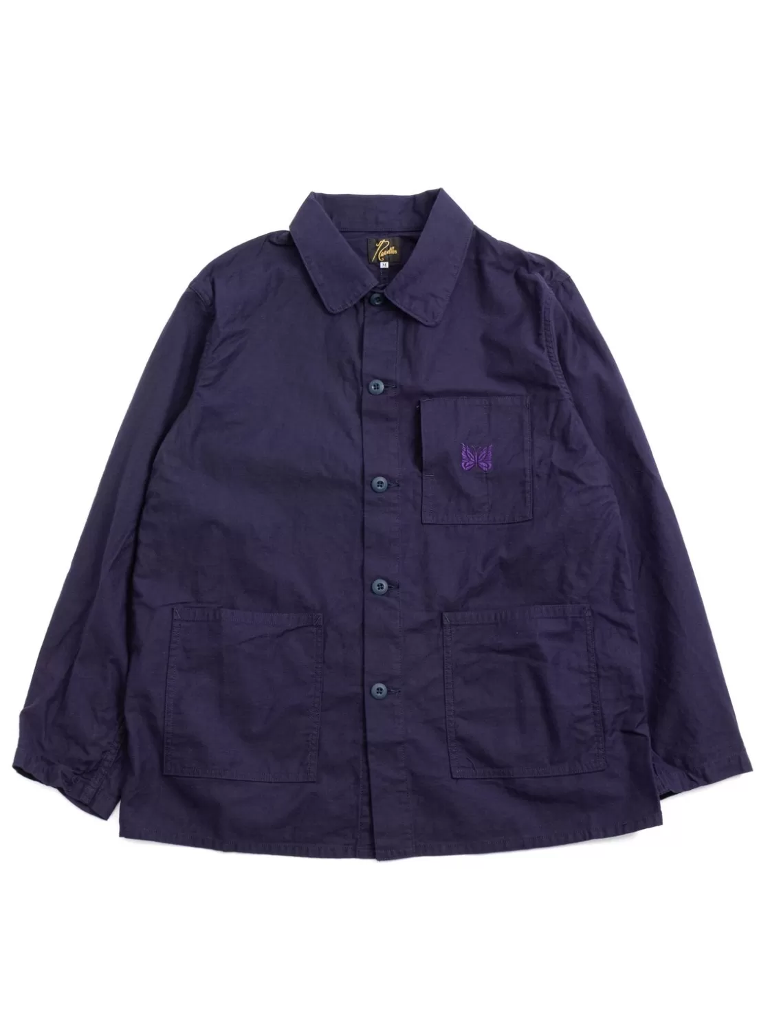 Needles D.N. COVERALL BACK SATEEN NAVY Outlet