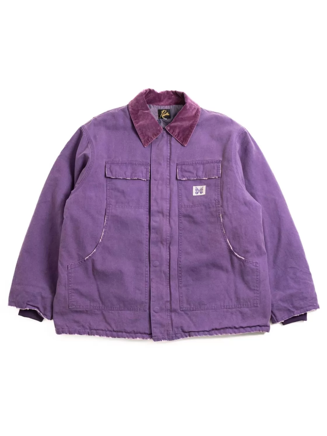 Needles LUMBERJACK COAT 11OZ COTTON PURPLE Hot