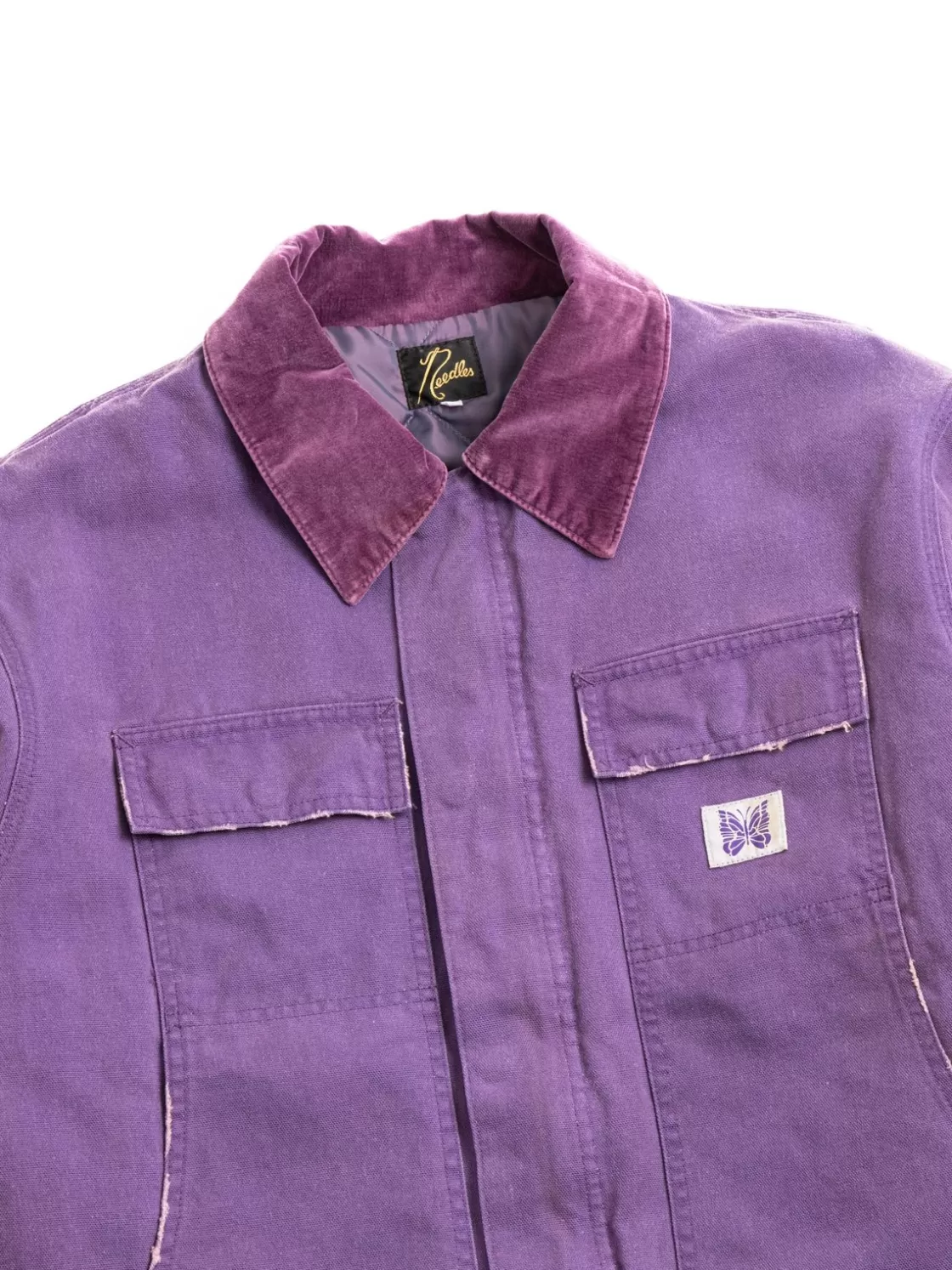 Needles LUMBERJACK COAT 11OZ COTTON PURPLE Hot