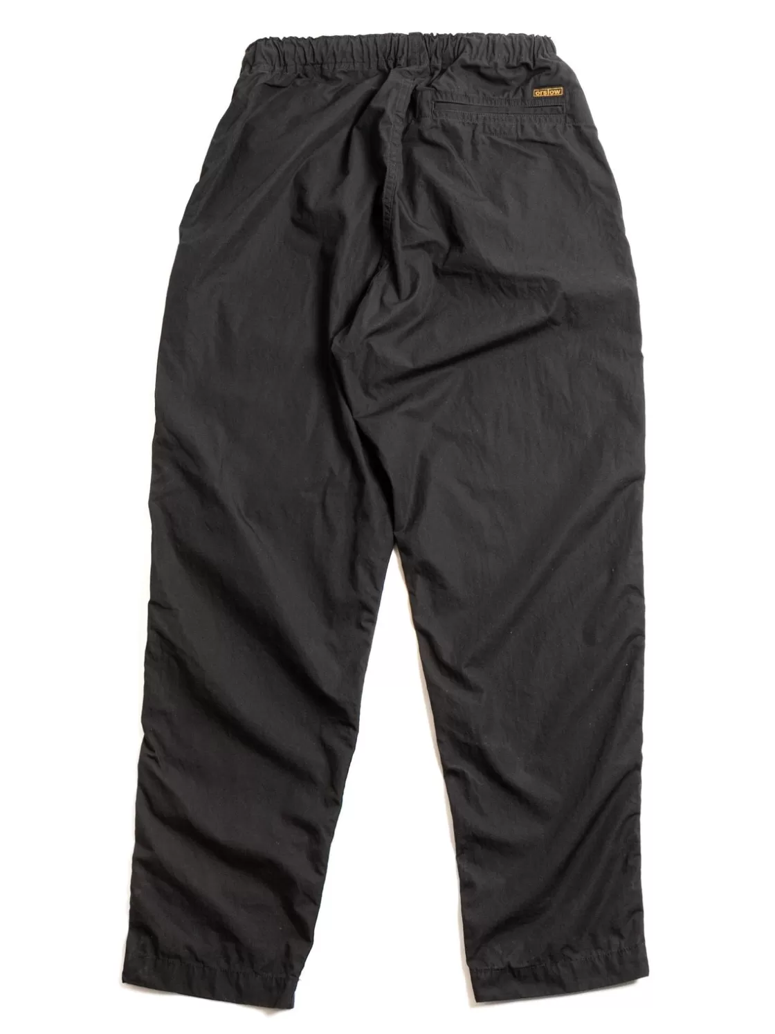 orSlow NEW YORKER PANT BLACK COTTON TYPEWRITER CLOTH Clearance