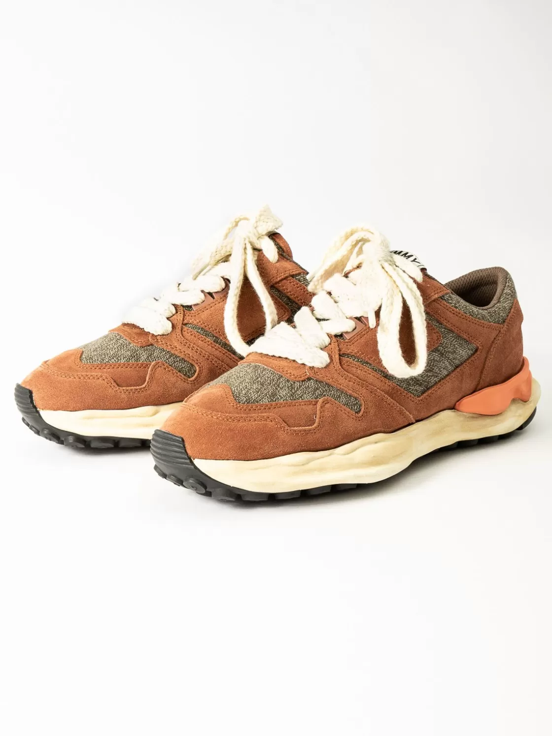 Nigel Cabourn x  MIHARA YASUHIRO ROUGH TAN MILITARY SNEAKER Hot