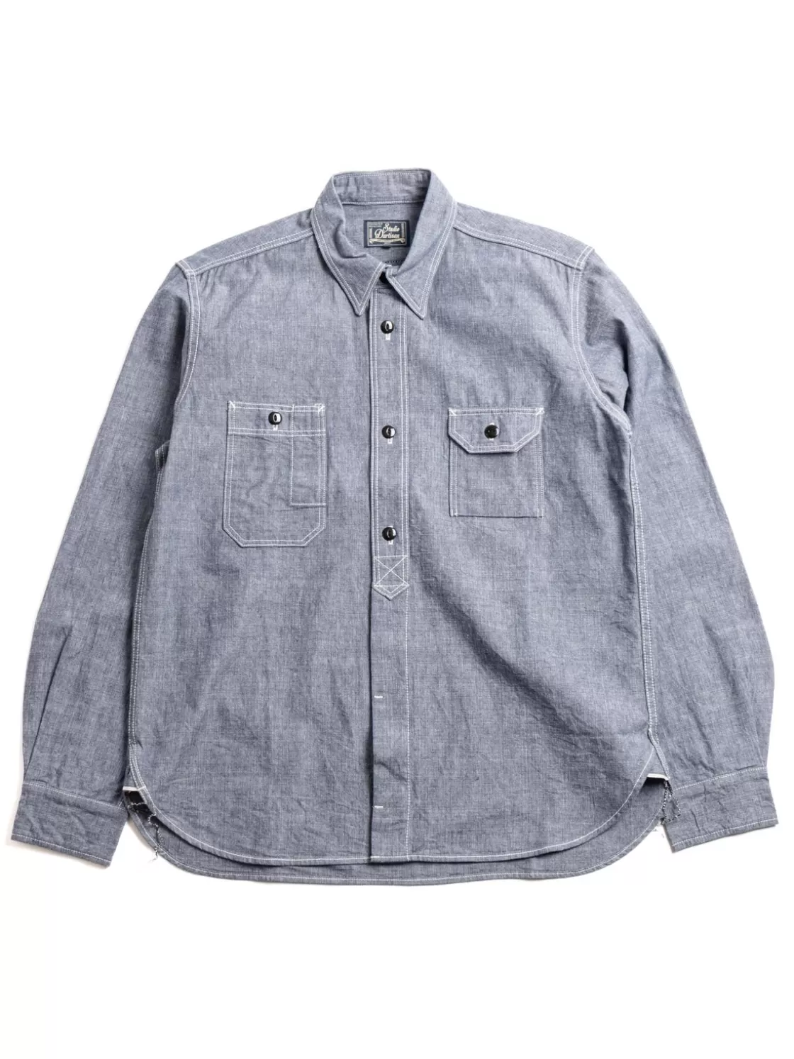 Studio D’Artisan NO.5333A CHAMBRAY SHIRT BLUE Best