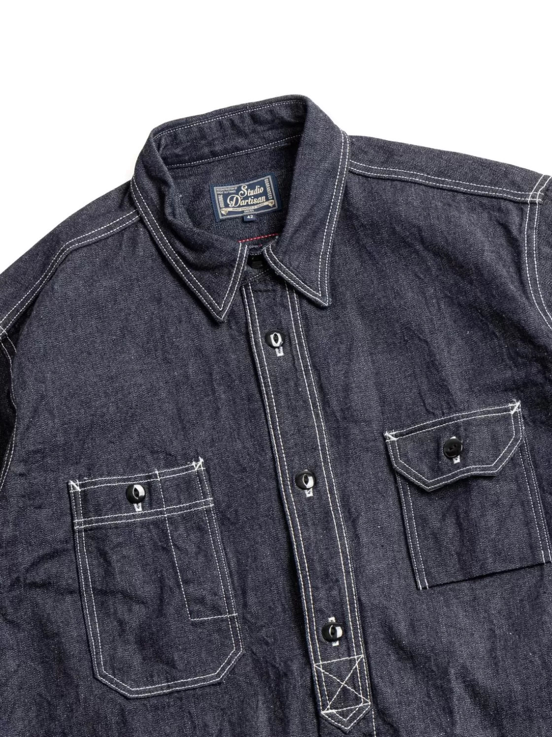 Studio D’Artisan NO.5333B DENIM SHIRT ONE WASH Online