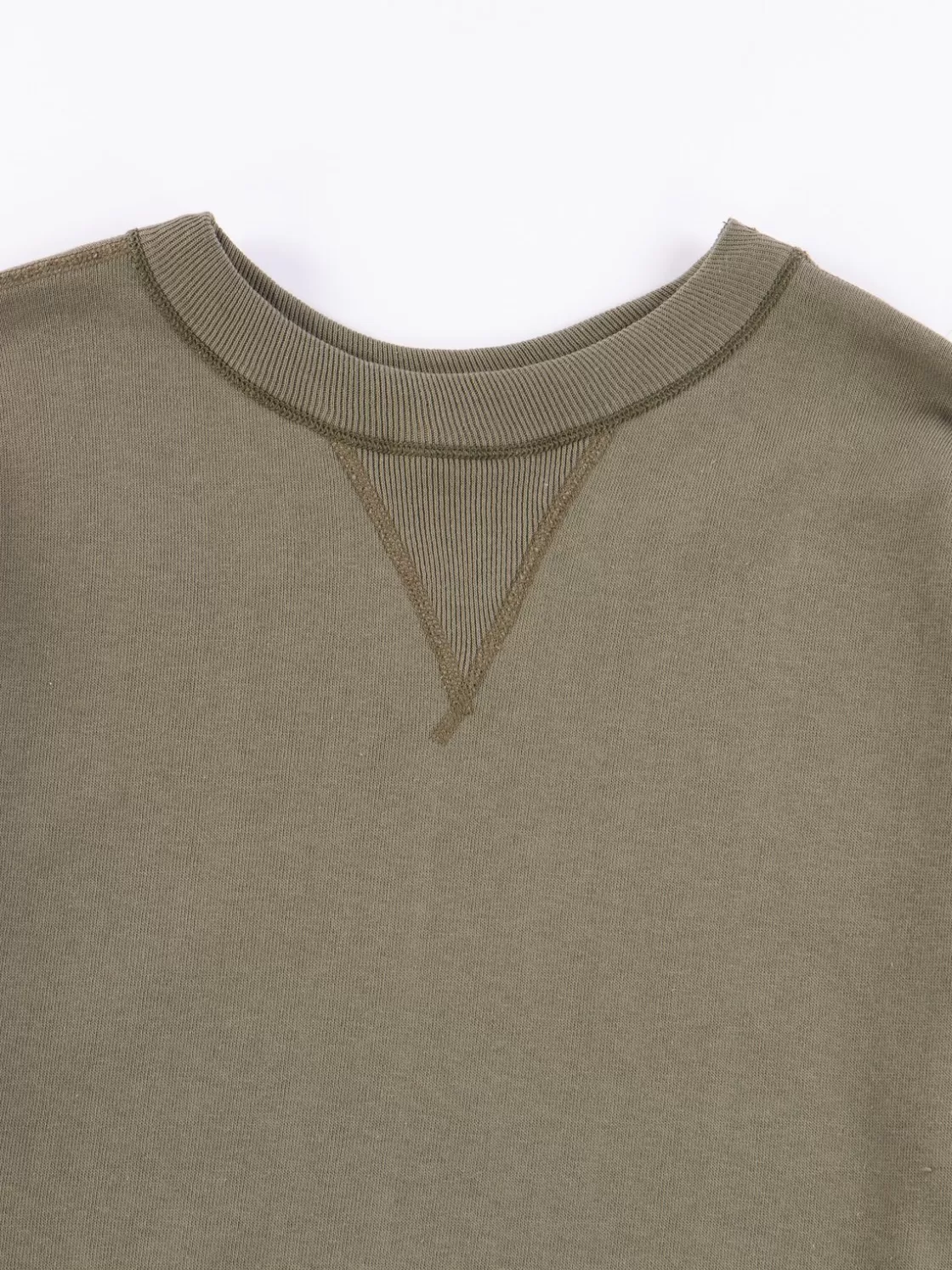 Warehouse & Co OD Green 401 Plain Sweatshirt Cheap