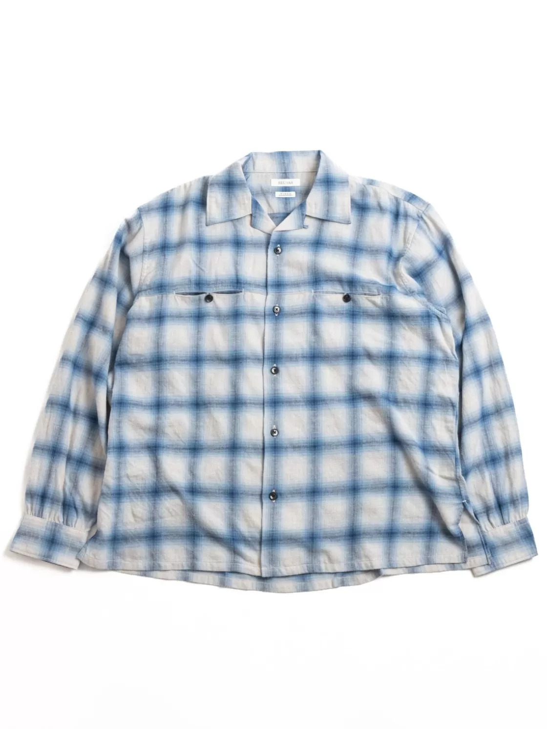 SEUVAS OPEN–NECKED SHIRT BLUE Online