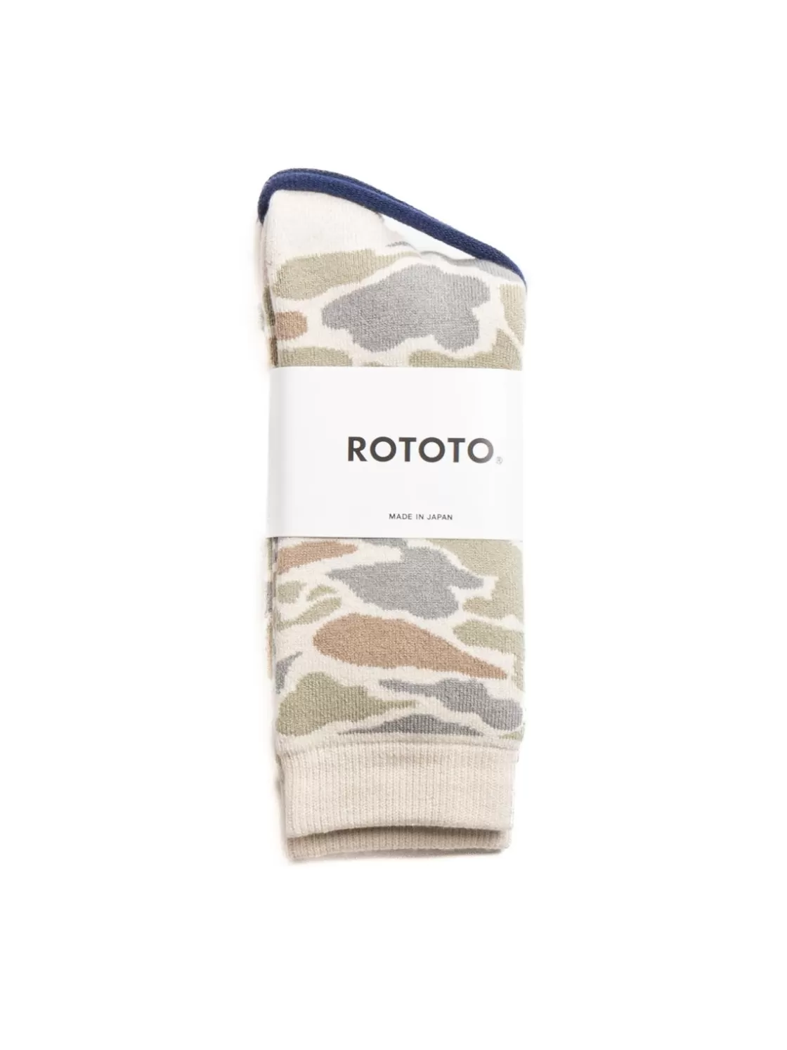 RoToTo PILE CAMO CREW SOCKS PASTEL Sale