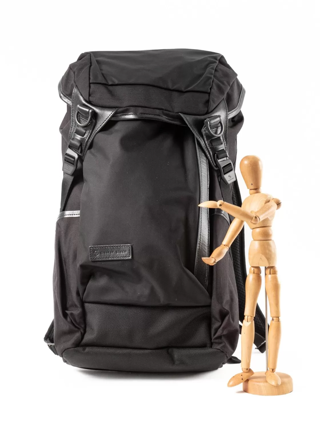 Master–Piece POTENTIAL–V3 FLAP BACKPACK BLACK Hot