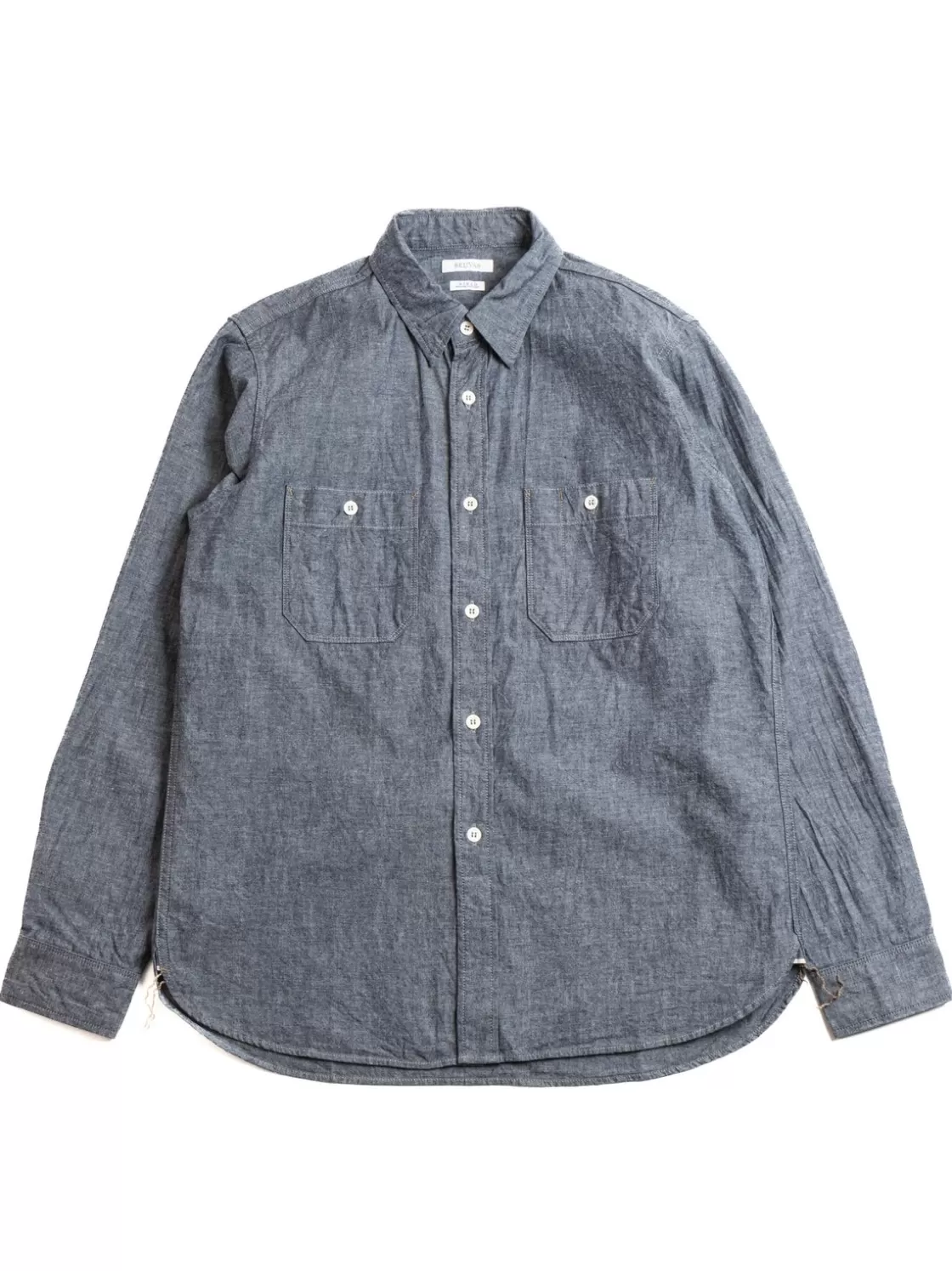 SEUVAS SELVEDGE INDIGO CHAMBRAY WORK SHIRTS INDIGO Shop