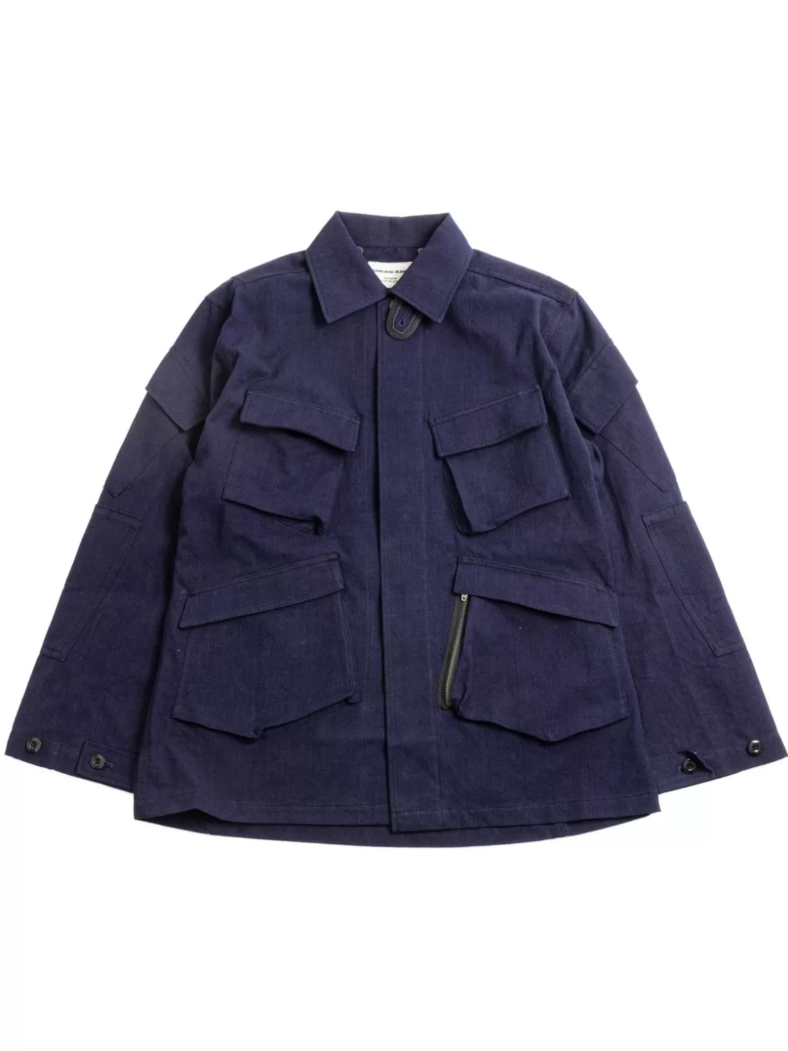 SAMURAI SJMJ23–ARS INDIGO COTTON RIPSTOP JACKET Shop