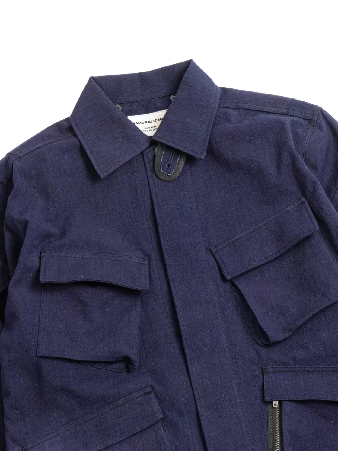 SAMURAI SJMJ23–ARS INDIGO COTTON RIPSTOP JACKET Shop