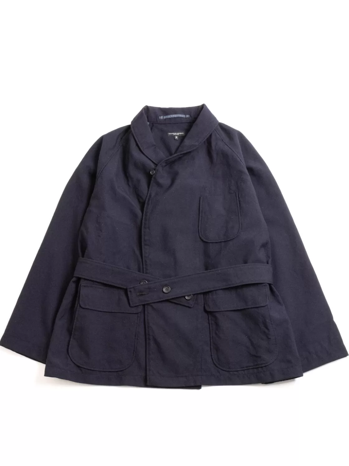 Engineered Garments SMOKING JACKET DARK NAVY UNIFORM SERGE Fashion