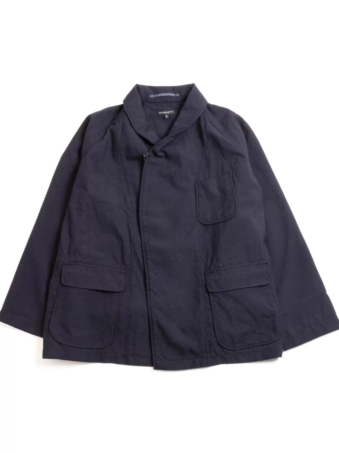 Engineered Garments SMOKING JACKET DARK NAVY UNIFORM SERGE Fashion