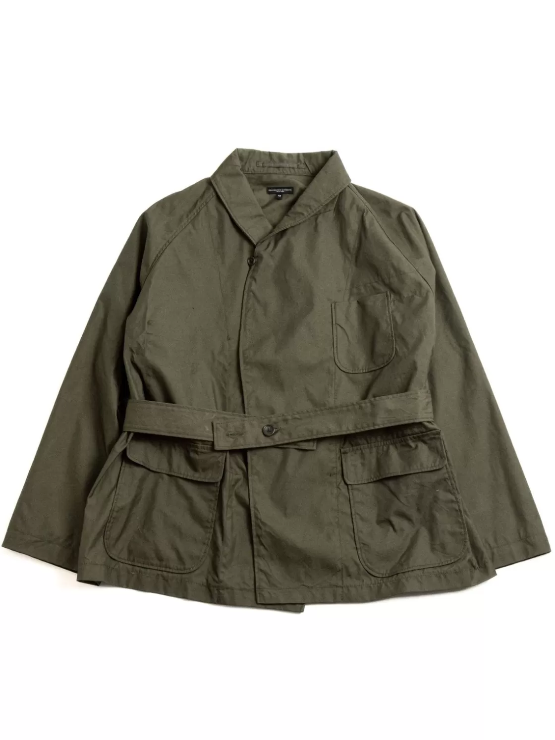 Engineered Garments SMOKING JACKET OLIVE CP WEATHER POPLIN Hot