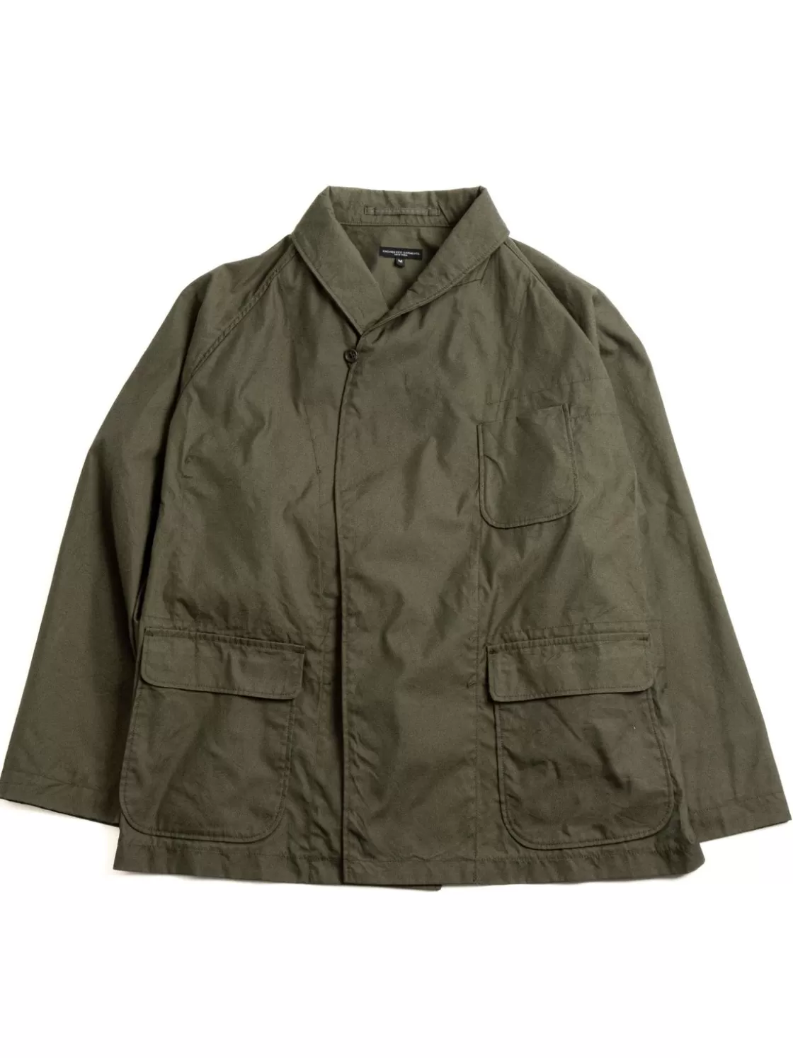 Engineered Garments SMOKING JACKET OLIVE CP WEATHER POPLIN Hot