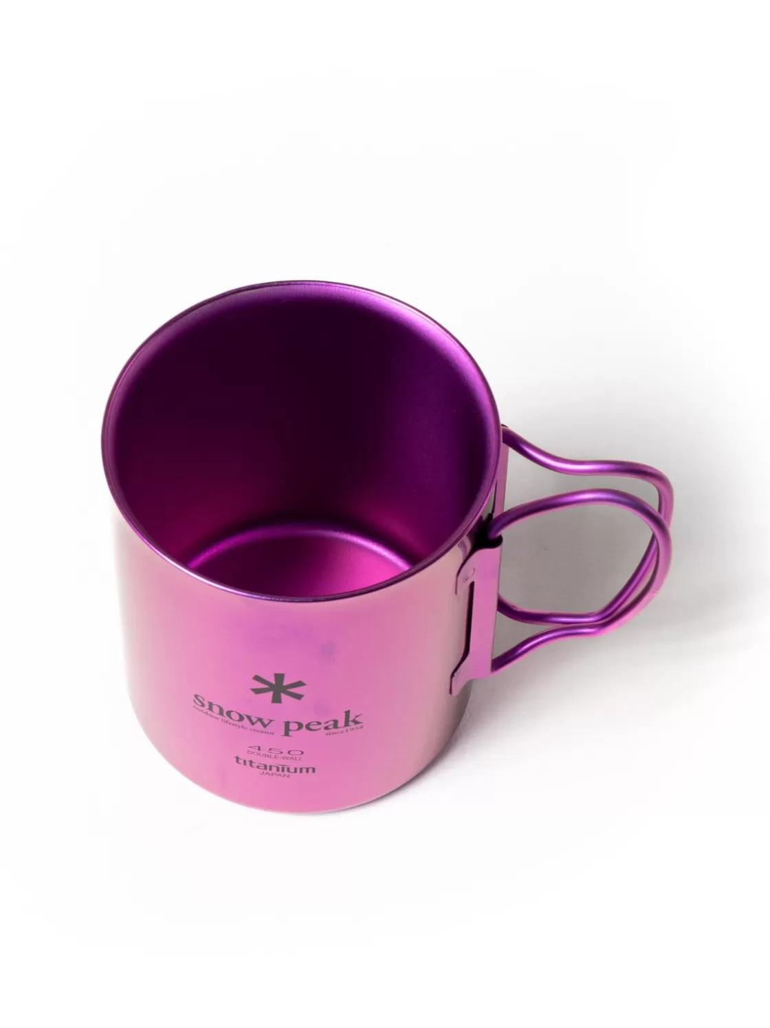 Snow Peak TITANIUM DOUBLE WALL 450 MUG PURPLE Fashion