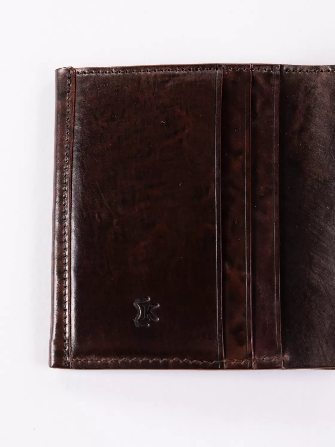 KREIS Tumbled Color 8 Horween Cordovan 3–3 Wallet Sale