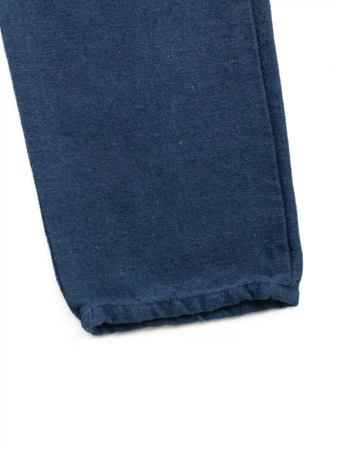 Tender Co TYPE 130 TAPERED HEMP–WOOL–COTTON BULL DENIM ACHILLES’ HEEL INDIGO DYED Best