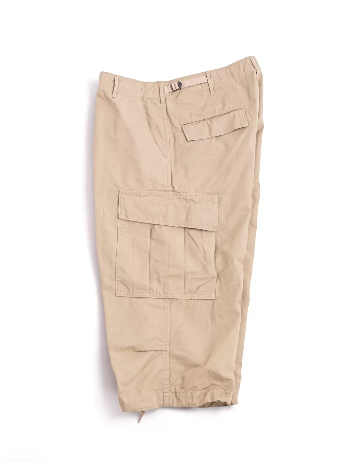 The Bureau Belfast VINTAGE FIT 6 POCKET CARGO SHORTS RIPSTOP BEIGE Online