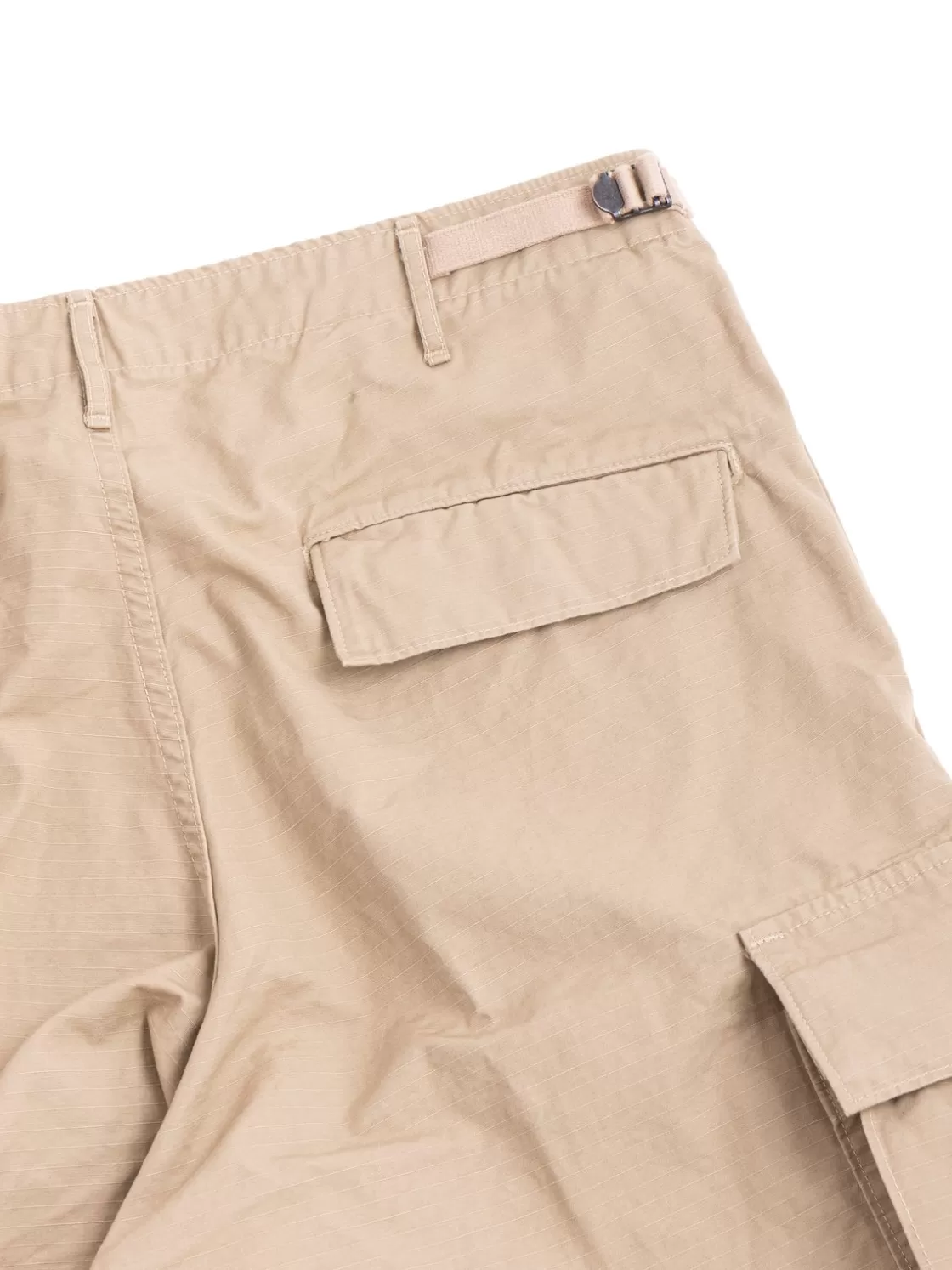The Bureau Belfast VINTAGE FIT 6 POCKET CARGO SHORTS RIPSTOP BEIGE Online